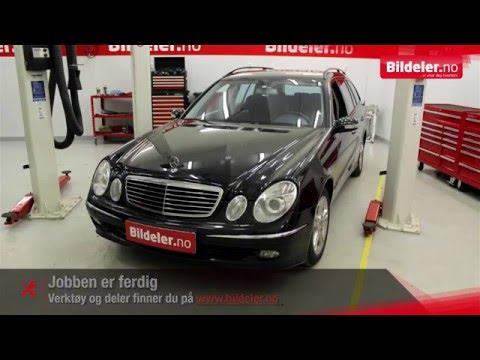 Mercedes E-klasse: Hvordan bytte styrestag i forstilling - 2003 til 2009 mod. (W211)