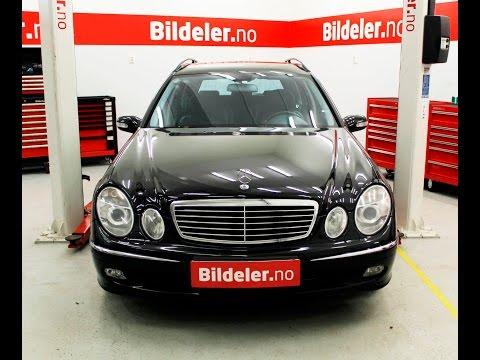 Mercedes E-klasse: Hvordan bytte speilglass (ikke innklappbare speilhus) - 2003 til 2009 mod. (W211)