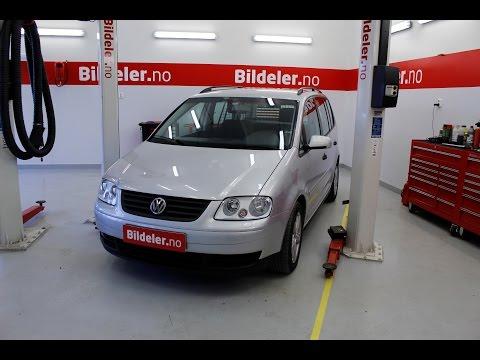 VW Caddy/Touran: Hvordan bytte støtdempere, fjærer og fjærbenslager foran - 2004 til 2010 mod. (2K)