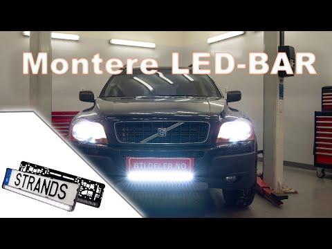 Hvordan montere LED-BAR skiltholder - Strands Nuuk E-Line