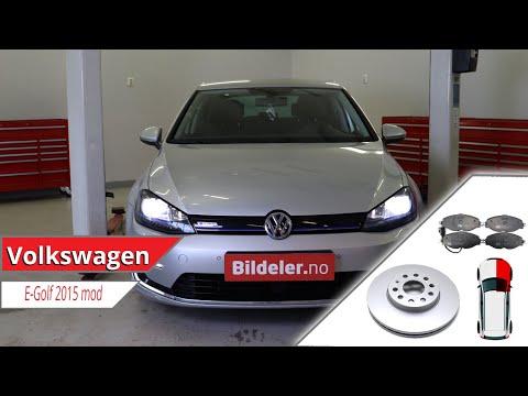 Hvordan bytte bremseskiver og klosser foran - 2013 og nyere modeller