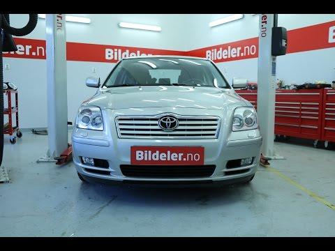 Toyota Avensis: Hvordan bytte støtdempere og fjær bak - 2003 til 2008 mod. 
