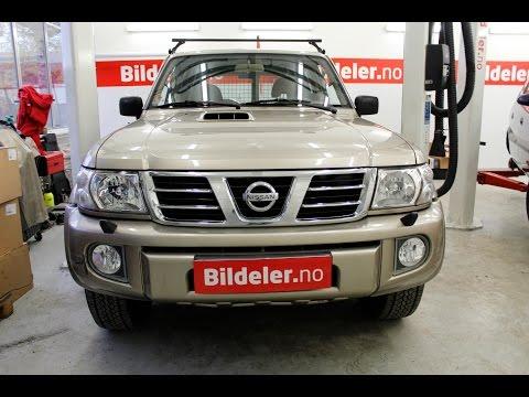 Nissan Patrol: Hvordan bytte bremseklosser foran - 1997 til 2010 mod.