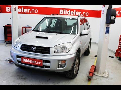 Toyota RAV4: Hvordan bytte luftfilter - 2.0 D4D - 2000 til 2005 mod. (XA20)