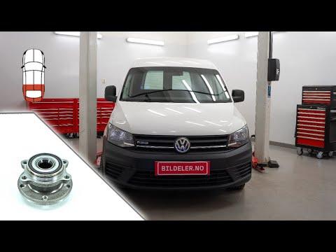 Volkswagen Caddy(IV): Hvordan bytte hjullager bak - 2015 og nyere modeller