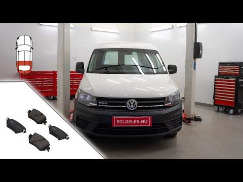 Volkswagen Caddy(IV): Hvordan bytte bremseklosser bak - 2015 og nyere modeller