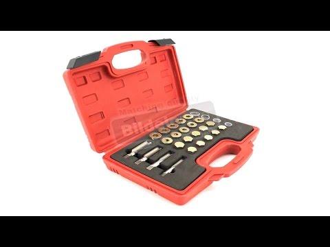 Reparere gjenger til tappeplugg