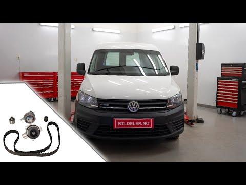 Volkswagen Caddy(IV): hvordan bytte registerreim og vannpumpe - 2015 og nyere modeller