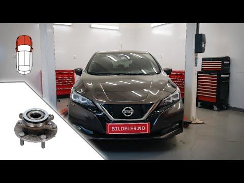 Nissan Leaf(ZE1): Hvordan bytte hjullager foran - 2017 og nyere modeller