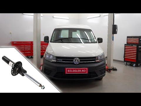 Volkswagen Caddy(IV): Hvordan bytte støtdemper og fjær foran - 2015 og nyere modeller