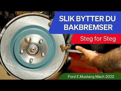 Slik skifter du skiver og klosser bak på en Ford Mustang Mach-e