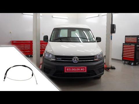 Volkswagen Caddy(IV): Hvordan bytte håndbrekkwire - 2015 og nyere modeller