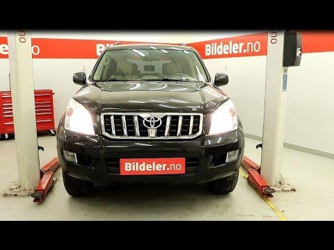 Toyota Land Cruiser (J120): Hvordan bytte hjullager foran - 2002 til 2009 mod.