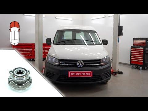 Volkswagen Caddy(IV): hvordan bytte hjullager foran - 2015 og nyere modeller
