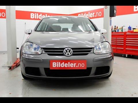 VW Golf V: Hvordan bytte reimspenningsdemper 1,9 TDI (1K)
