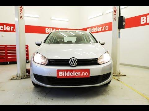  VW Golf VI (MK6): Hvordan bytte speilglass, med varme - 2009 til 2012 mod. (5K)