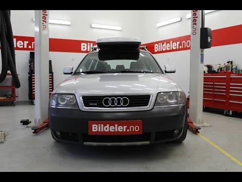 Audi A6 Allroad: Hvordan bytte luftbelg og støtdemper foran - 1999 til 2005 mod. 