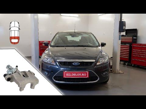 Ford Focus(II DA): Hvordan bytte bremsecaliper bak - 2004 og nyere modeller