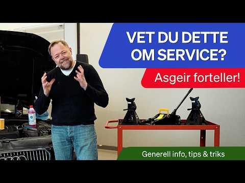 Slik tar du service på bilen din
