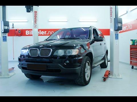 BMW X5: Hvordan bytte pollenfilter 3.0d - 2000 til 2006 mod. 