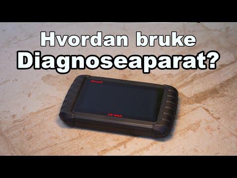 Hvordan bruke diagnoseapparat (iCarsoft CR Max)