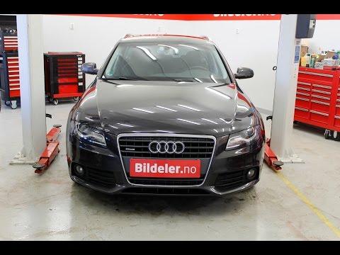Audi A4: Hvordan bytte bremser bak med elektronisk parkeringsbrems 2008 til 2015 mod.