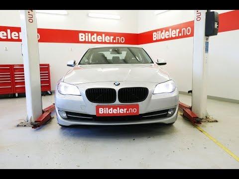 BMW 5-serie: Hvordan bytte bremser foran - 2011 til 2017 mod.