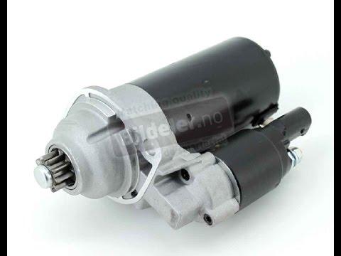 Audi / VW: Hvordan bytte starter på VAG 1,9 TDI (tverrstilt motor)