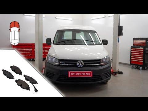 Volkswagen Caddy(IV): Hvordan bytte bremseklosser foran - 2015 og nyere modeller