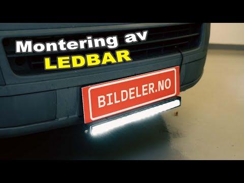 Montere ledbar