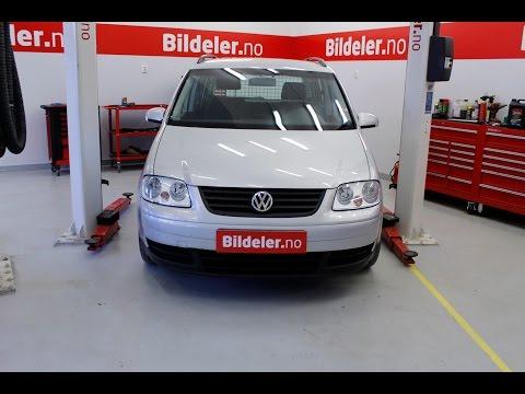 VW Touran: Hvordan bytte bremseskjold foran - 2003 til 2010 mod. (1T)