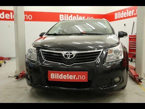 Toyota Avensis: Hvordan bytte hjullager foran - 2009 til 2016 mod. 
