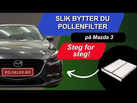 Bytte pollenfilter på Mazda 3