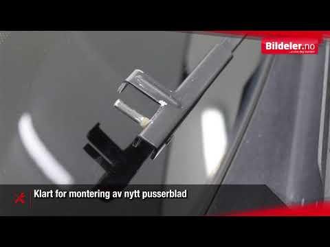 Hvordan bytte vinduspusserblader. Type "Side lock"