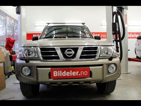 Nissan Patrol: Hvordan inspisere og justere håndbrems - 1997 til 2010 mod.