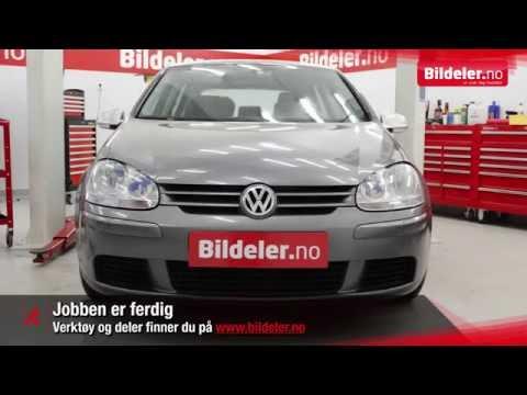 VW Golf V: Hvordan bytte pollenfilter - 2004 til 2009 mod. (1K)