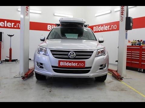 VW Tiguan: Hvordan bytte motorolje og oljefilter (5N)