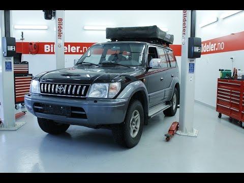 Toyota Land Cruiser: Hvordan bytte dieselfilter - 1995 til 2000 mod. (J9)