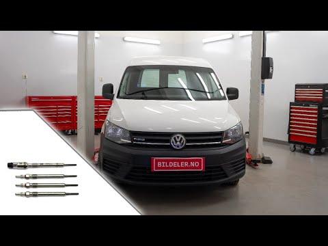 Volkswagen Caddy(IV): Hvordan bytte glødeplugger - 2016 og nyere