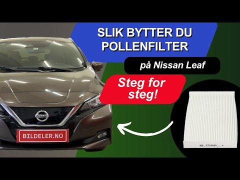 Bytte pollenfilter på Nissan Leaf