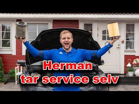 Herman tar service selv for første gang