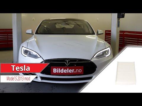 Tesla Model S: Hvordan bytte pollenfilter